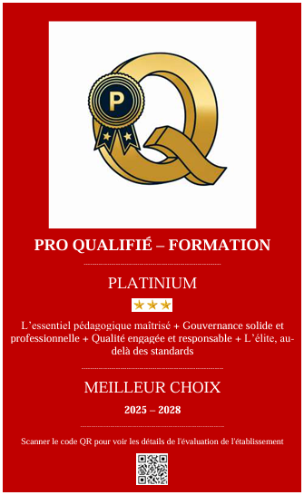 Badge PRO QUALIFIÉ Platinum